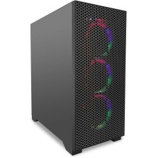 Системный блок IRU Компьютер Tactio 520B6GP AMD Ryzen 5 7600, DDR5 32ГБ, 1ТБ SSD, NVIDIA GeForce RTX 5060 - 8 ГБ, FreeDOS, черный [2130958]