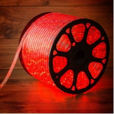 Лента светодиодная NEON-NIGHT Дюралайт LED двухжильный 230В 13мм 30 LED/м КРАСНЫЙ постоянное свечение модуль 1м бухта 100м