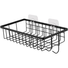 MALLONY Корзинка навесная для кухни, 24*13*5,5 см (5 крючков) MAGIC MR-08 (104358)