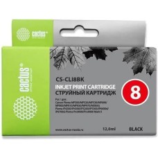 CACTUS Картридж CS-CLI8BK, CLI-8BK, черный / CS-CLI8BK