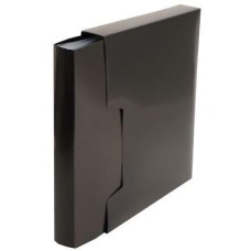 БЮРОКРАТ Папка ДеЛюкс DLVBOX80BLCK, 80шт вкладышей, A4, пластик, 0.7мм, черный