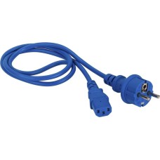 LANMASTER Шнур питания LAN-PP13/SH-2.0-BL C13-Schuko проводник.:3x0.75мм2 2м 220В 10А синий