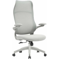 Кресло компьютерное CACTUS Кресло CS-GMC505-GY, сетка/ткань, до 100кг, откидные подлокотники, серый