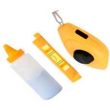 DELI Шнур разметочный с мелом и уровнем DL25 30 метров