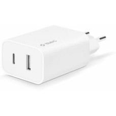 TTEC Сетевое зарядное устройство SmartCharger Duo PD 40W Travel Charger USB-C + USB-C. Цвет: белый