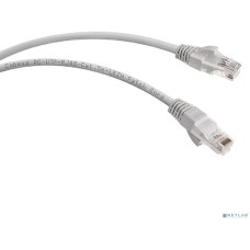 Cabeus PC-UTP-RJ45-Cat.5e-3m Патч-корд U/UTP, категория 5е, 2xRJ45/8p8c, неэкранированный, серый, PVC, 3м