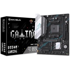 Материнская плата MAXSUN Материнская плата MS-B550M GAMING WIFI B550, AM4, 2*DDR4, 1*PCIEx16, 1*PCIEx4, 1*PCIEx1, 2*M.2, 4*USB3.2Gen1, 6*USB2.0, 2*SATA3.0, 1G, DP, HDMI, M-ATX, RTL