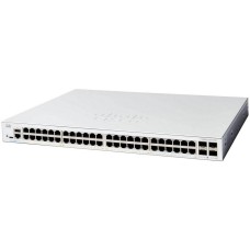 Коммутатор CISCO Коммутатор Catalyst 1300 48x 10/100/1000 Ethernet RJ-45 ports, 4x 1G SFP uplinks, RackMount kit, C1300-48T-4G