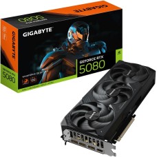 Видеокарта GIGABYTE Видеокарта RTX5080 WINDFORCE OC SFF 16GB GDDR7 256bit 3xDP HDMI 3FAN RTL
