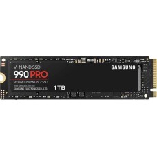 Накопитель SSD SAMSUNG Твердотельный накопитель SSD 1TB M.2 2280 990 PRO MZ-V9P1T0B/AM PCI-E 4.0 x4, TLC 3D NAND