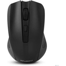 SVEN Беспроводная мышь RX-400W чёрная (3+1кл. 600/1000/1400DPI, блист)