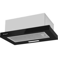 WEISSGAUFF Вытяжка встраиваемая TEL 500 Glass черный управление: кулисные переключатели (1 мотор)