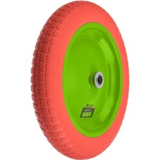 СИБРТЕХ Колесо полиуретановое 3.00-8, длина оси 80 мм, подшипник 20 мм 689795