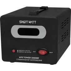 SMARTWATT Стабилизатор напряжения AVR Tower 2000RF 2000ВА черный