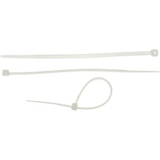 ЗУБР КС-Б2, 2.5 x 100 мм, нейлон РА66, 50 шт, белые, кабельные стяжки, Профессионал (4-309017-25-100)