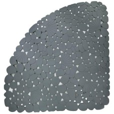 MULTIDOM Коврик для душевой кабины, 54х54 см (треугольный, темно-серый) ПТ72-77