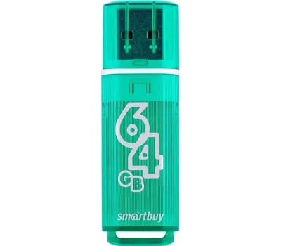 USB флеш SMARTBUY (SB64GBGS-G) 64GB GLOSSY SERIES изумрудный