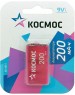 Аккумулятор КОСМОС KOCNI-MH6F22(200MAH)