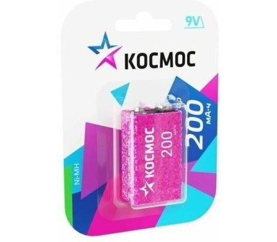 Аккумулятор КОСМОС KOCNI-MH6F22(200MAH)