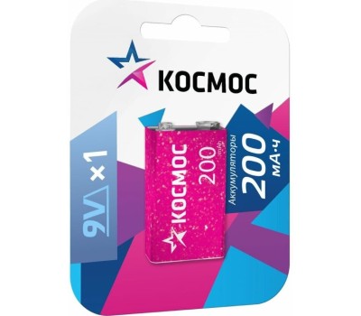 Аккумулятор КОСМОС KOCNI-MH6F22(200MAH)
