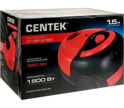 Пылесос CENTEK CT-2518 красный
