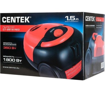 Пылесос CENTEK CT-2518 красный