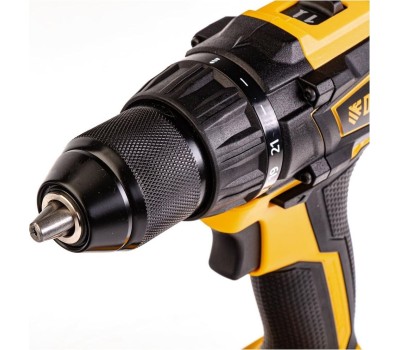 Аккумуляторный инструмент DENZEL BLDL-IB-IB-18-02, Li-Ion, Дрель-шуруповерт аккумуляторная с бесщеточным двигателем 18 В, 1.5