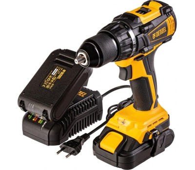 Аккумуляторный инструмент DENZEL BLDL-IB-IB-18-02, Li-Ion, Дрель-шуруповерт аккумуляторная с бесщеточным двигателем 18 В, 1.5