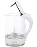 Чайник электрический ENERGY E-262 (1.7л) стекло пластик белый (164104)
