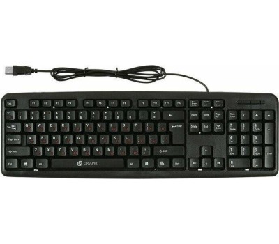 Клавиатура проводная ОКЛИК 90MV2 черный USB