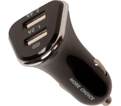 АЗУ MORE CHOICE (4627151191393) AC22i 2USB 2.4A для 8-pin Black
