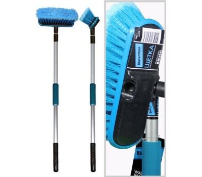 Щетка BLACK&BLUE ВВ600 для мытья телескопическая ручка, 80-130см 39775