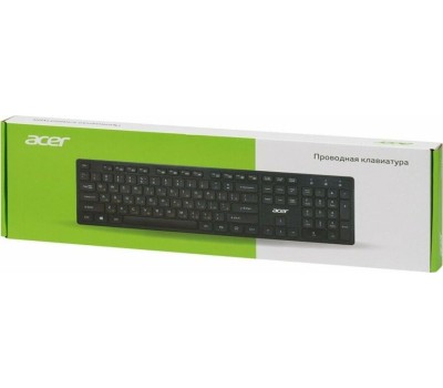 Клавиатура Acer OKW122 черный USB (ZL.KBDEE.00C)