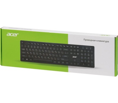 Клавиатура Acer OKW122 черный USB (ZL.KBDEE.00C)