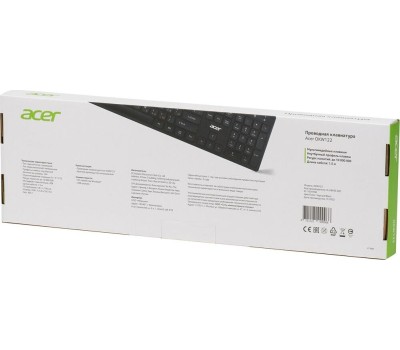Клавиатура Acer OKW122 черный USB (ZL.KBDEE.00C)