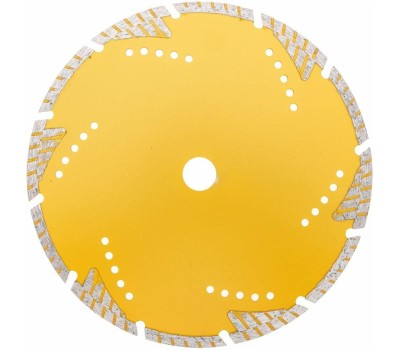 Диск алмазный KRANZ (KR-90-0108) Диск алмазный отрезной Turbo сегментный с защитными секторами, 230х22,2x10мм