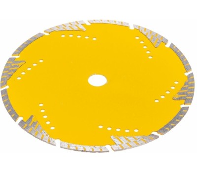 Диск алмазный KRANZ (KR-90-0108) Диск алмазный отрезной Turbo сегментный с защитными секторами, 230х22,2x10мм