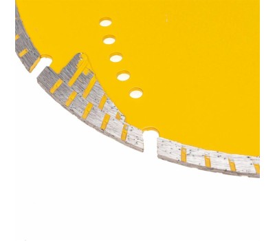 Диск алмазный KRANZ (KR-90-0108) Диск алмазный отрезной Turbo сегментный с защитными секторами, 230х22,2x10мм