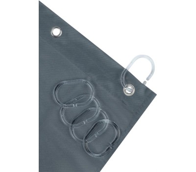 Штора для ванной ЕГ (540) LINEN Штора для ванной Серая