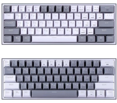 Клавиатура REDRAGON (72602) Fizz RU,Rainbow,melt-gold свитчи, механическая