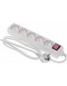 Сетевой удлинитель BURO BU-PS5.5/W, 5м, белый