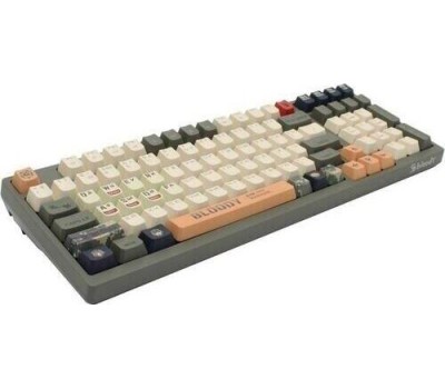 Клавиатура A4TECH Клавиатура Bloody S98 Aviator, проводная, USB, механическая, зеленый