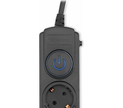 Сетевой фильтр IPPON Сетевой фильтр BK-6-EU-5-16-B, 5м, черный