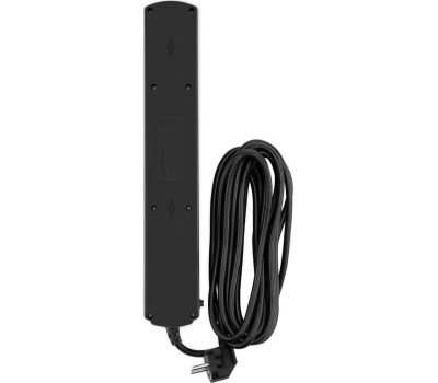 Сетевой фильтр IPPON Сетевой фильтр BK-6-EU-5-16-B, 5м, черный