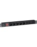 Exegate EX280866RUS Блок розеток ExeGate ServerPro PDU-19H008 Al-5C135S-C14-SW, 19