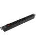 Exegate EX280866RUS Блок розеток ExeGate ServerPro PDU-19H008 Al-5C135S-C14-SW, 19