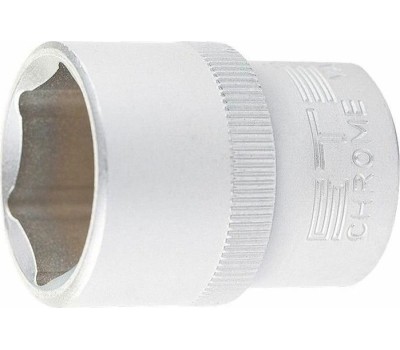 Головка торцевая STELS Головка торцевая, 17 мм, шестигранная, CrV, под квадрат 1/2 13828