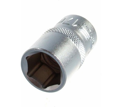 Головка торцевая STELS Головка торцевая, 17 мм, шестигранная, CrV, под квадрат 1/2 13828