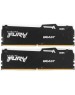 KINGSTON Память DDR5 2x32GB 5200MHz KF552C36BBEAK2-64 Fury Beast Expo RGB RTL Gaming PC5-41600 CL36 DIMM 288-pin 1.25В kit single rank с радиатором Ret