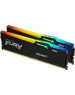 KINGSTON Память DDR5 2x32GB 5200MHz KF552C36BBEAK2-64 Fury Beast Expo RGB RTL Gaming PC5-41600 CL36 DIMM 288-pin 1.25В kit single rank с радиатором Ret